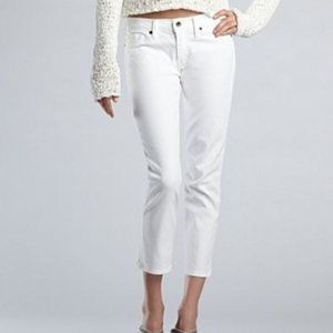 Lucky Brand Sofia Capri White Jeans
